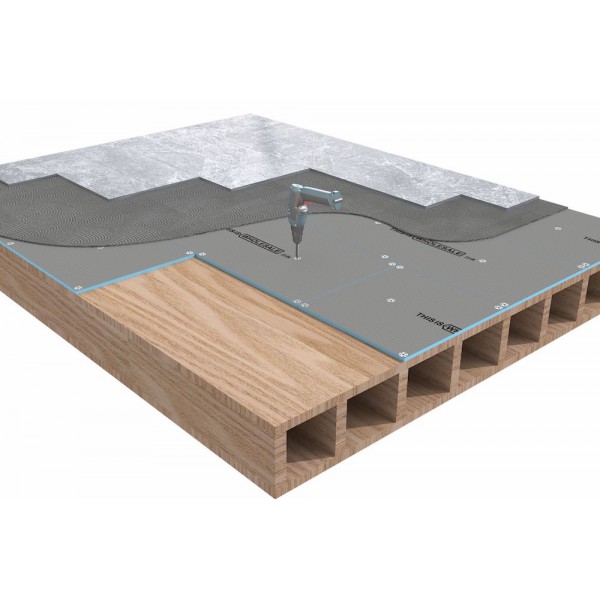 Tile Backer Board by the Sq m - Square Metre Packs  - Floor or Wall Hard Tile Backer Insulation Cement Board 1200mm x 600mm 